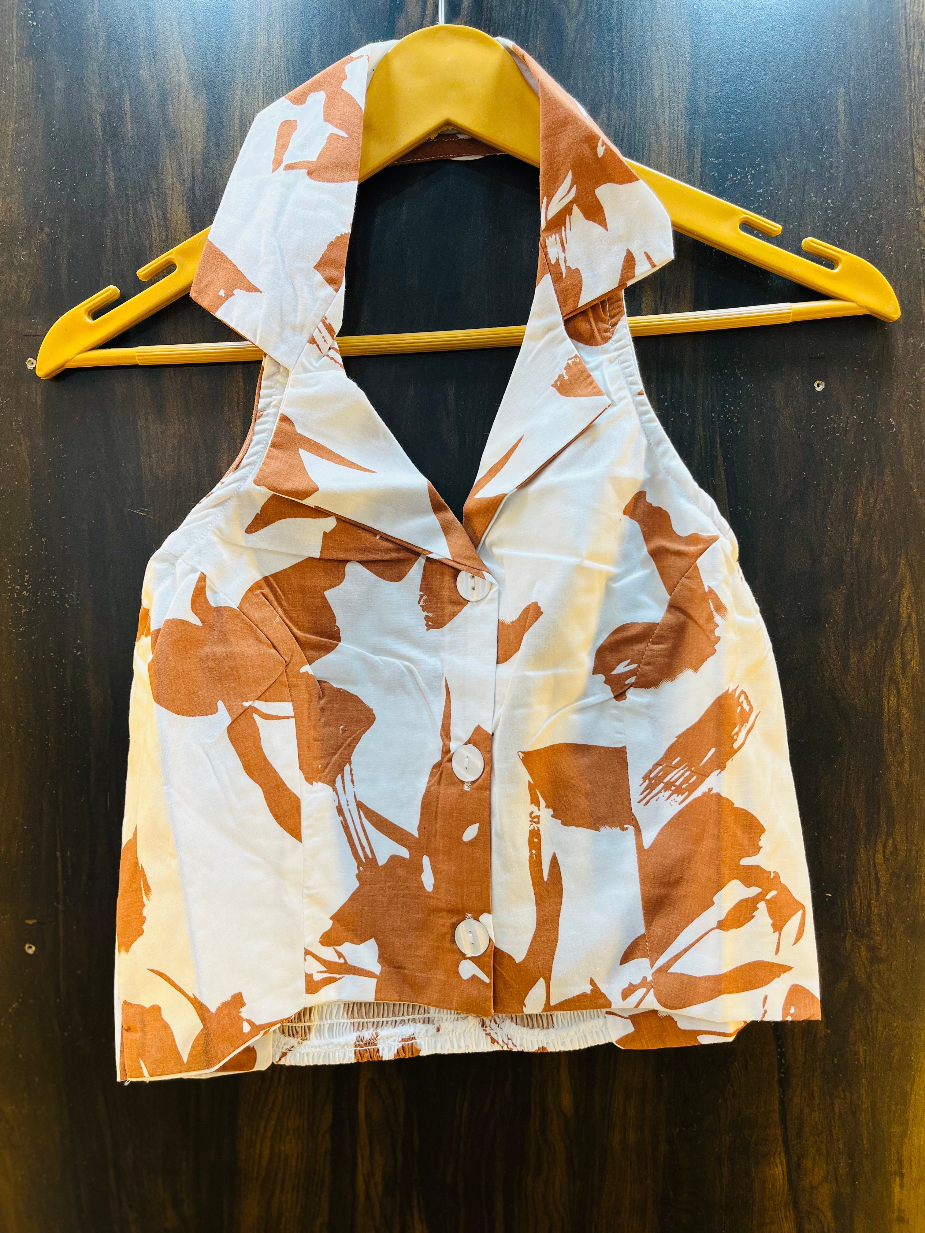 Halter Neck Crop Top