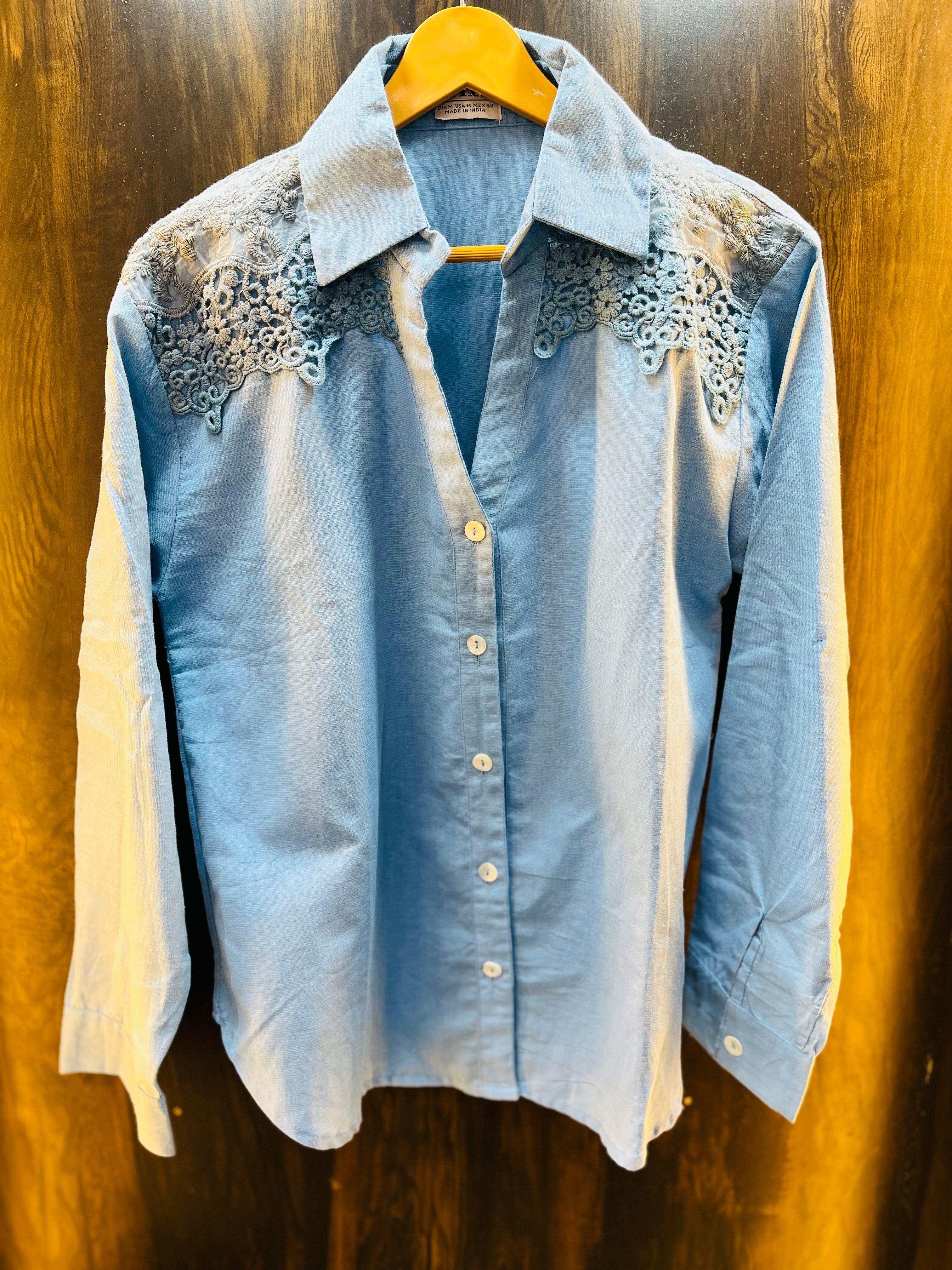 Crotchet Embroidered Shirt