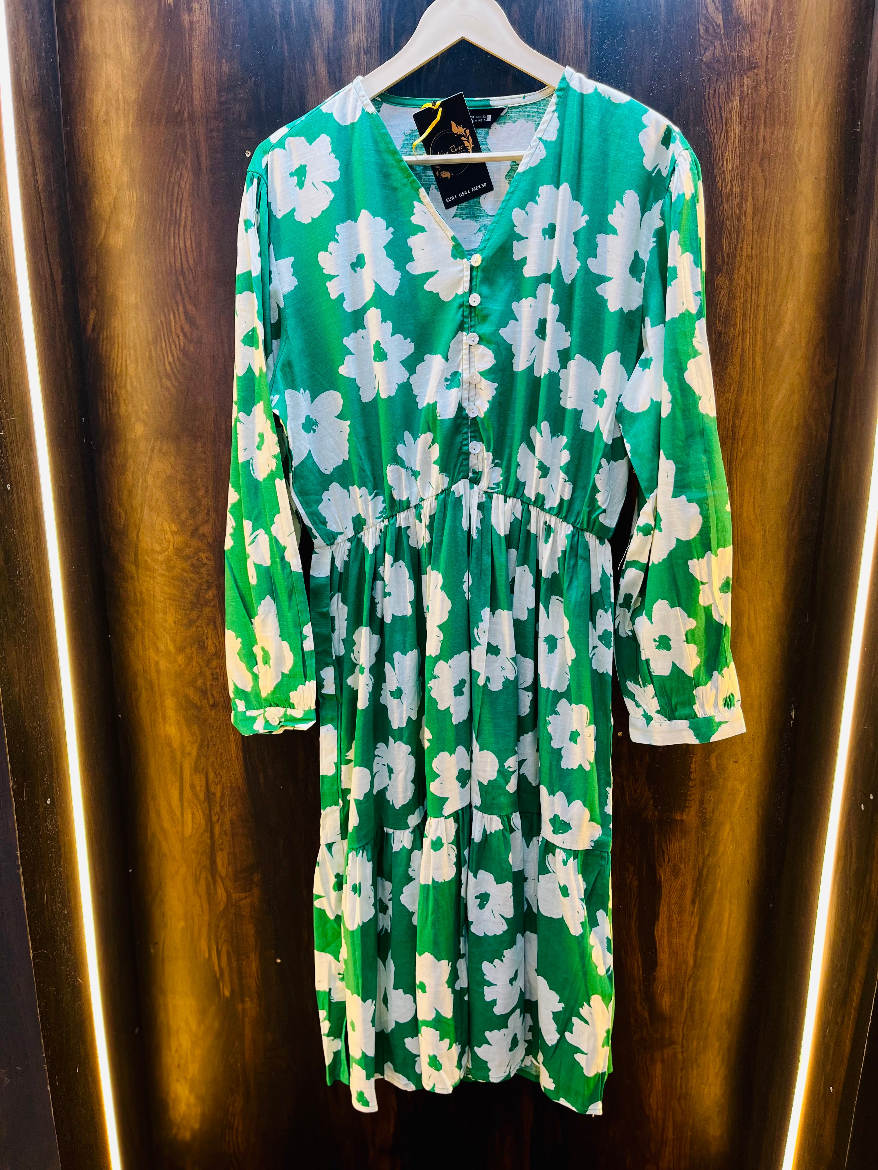 Flower Printed Dress