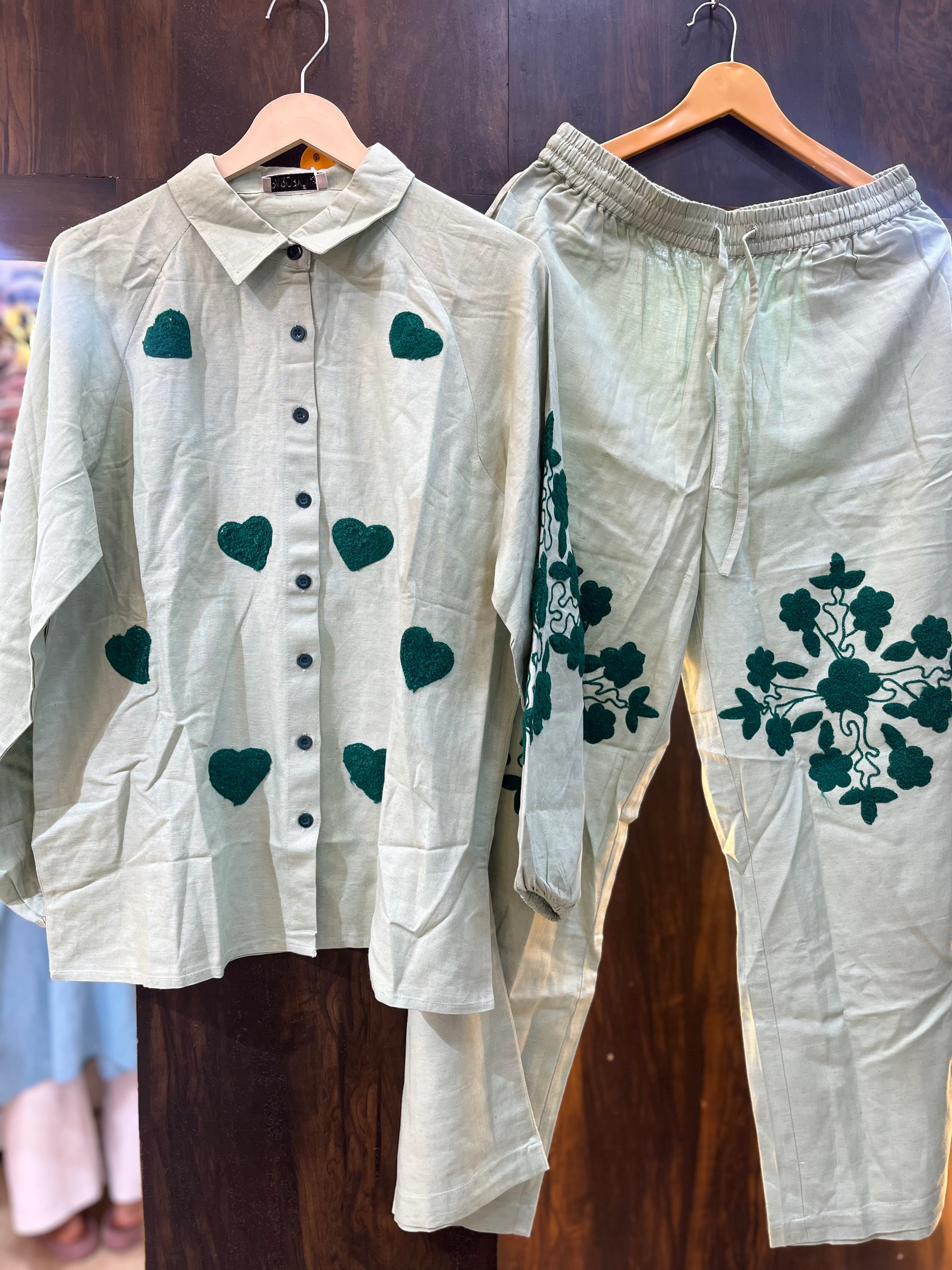 Heart’s Pattern Co-ord Set