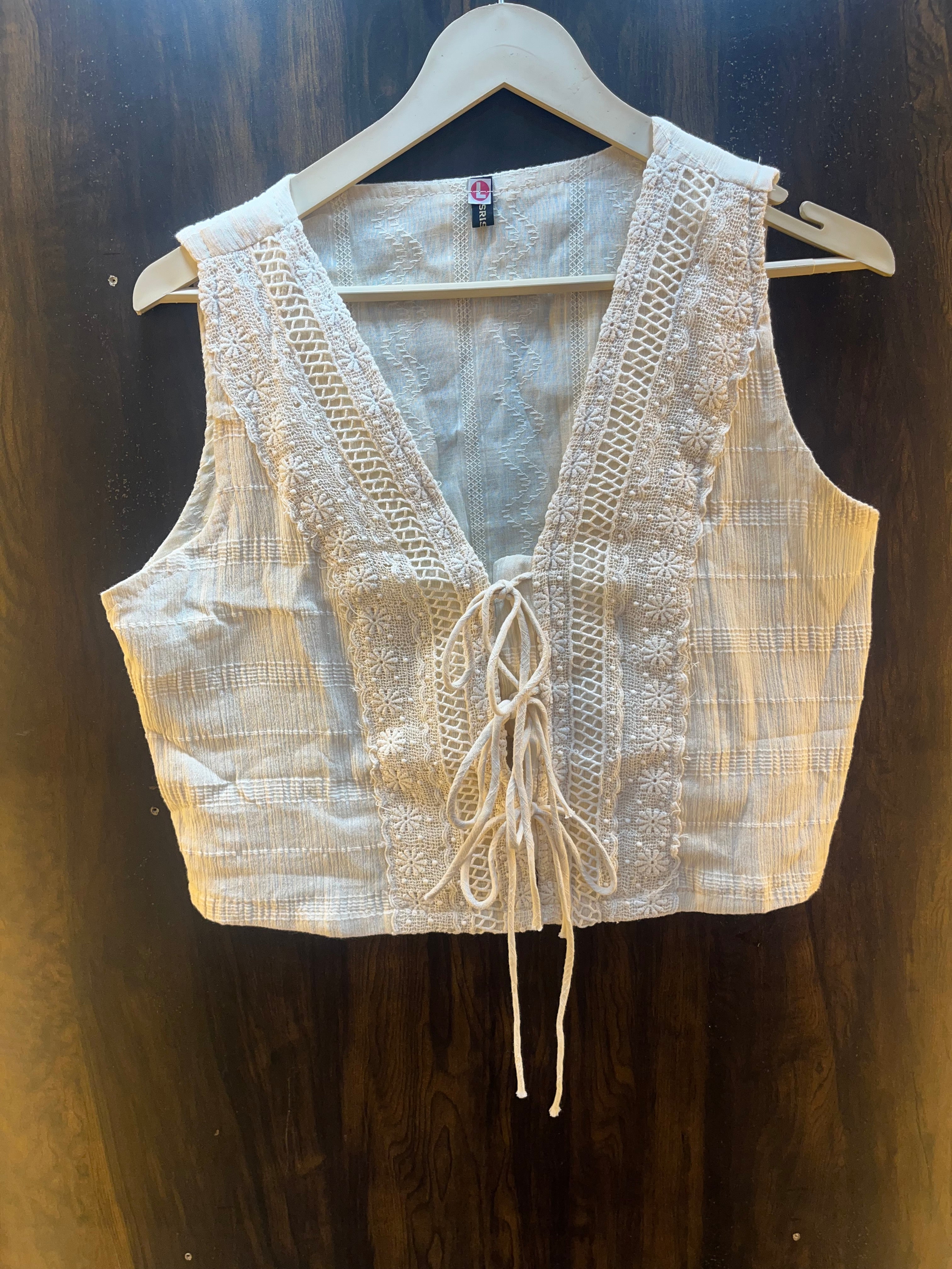 Vest V Neck Top