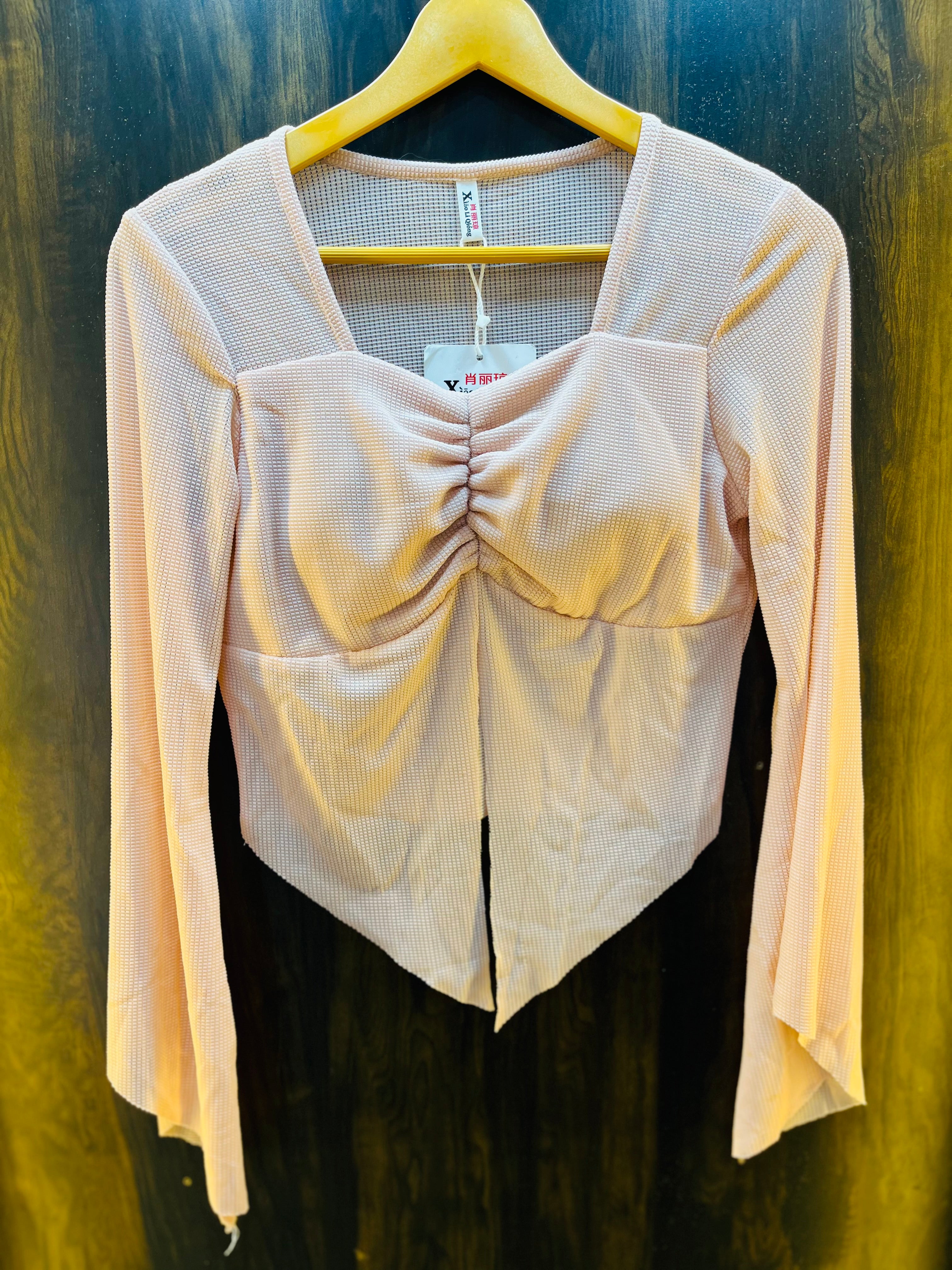 Flared Long Sleev Top