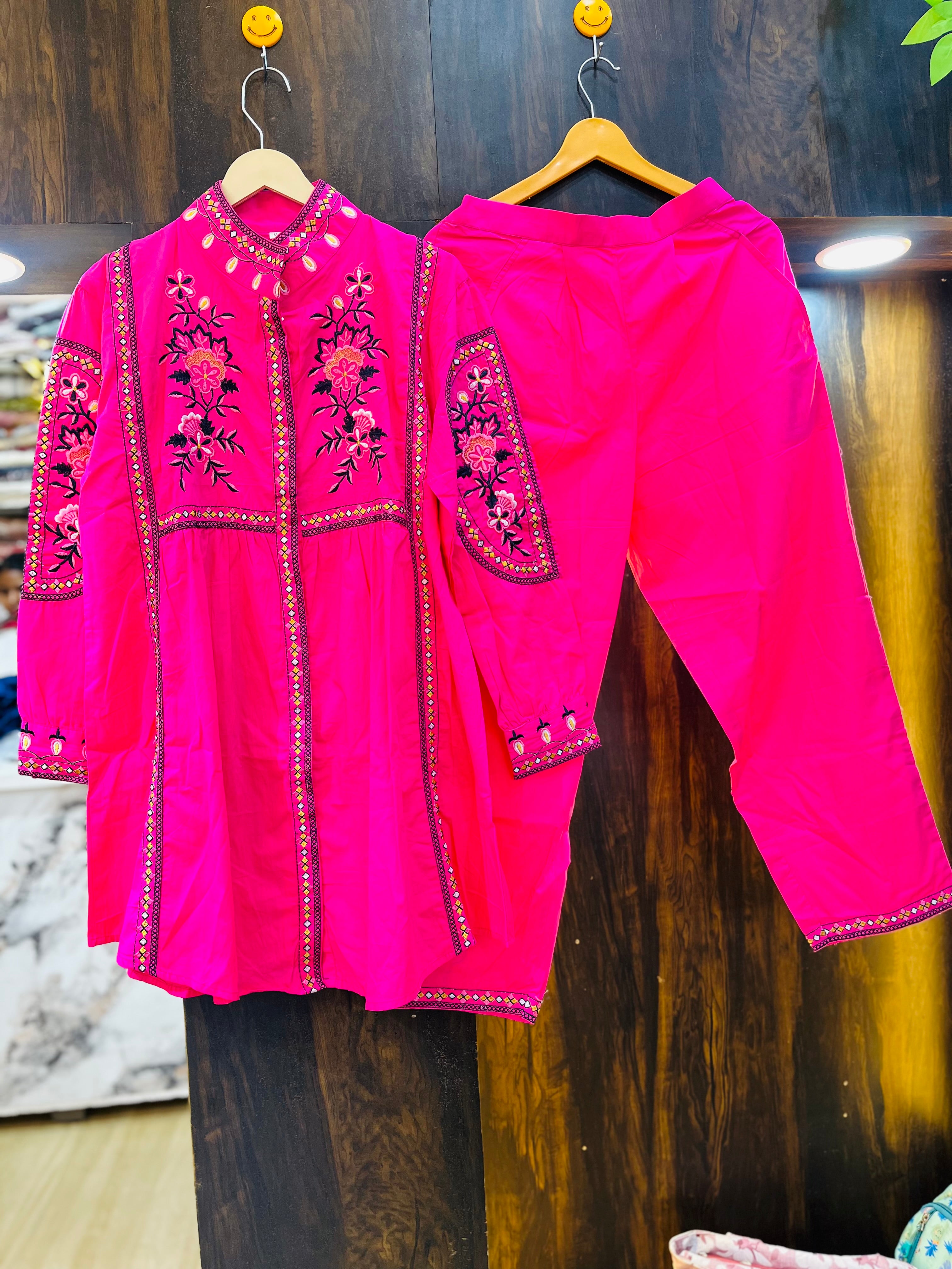 Embroidered Kurta Pattern Co-ord Set