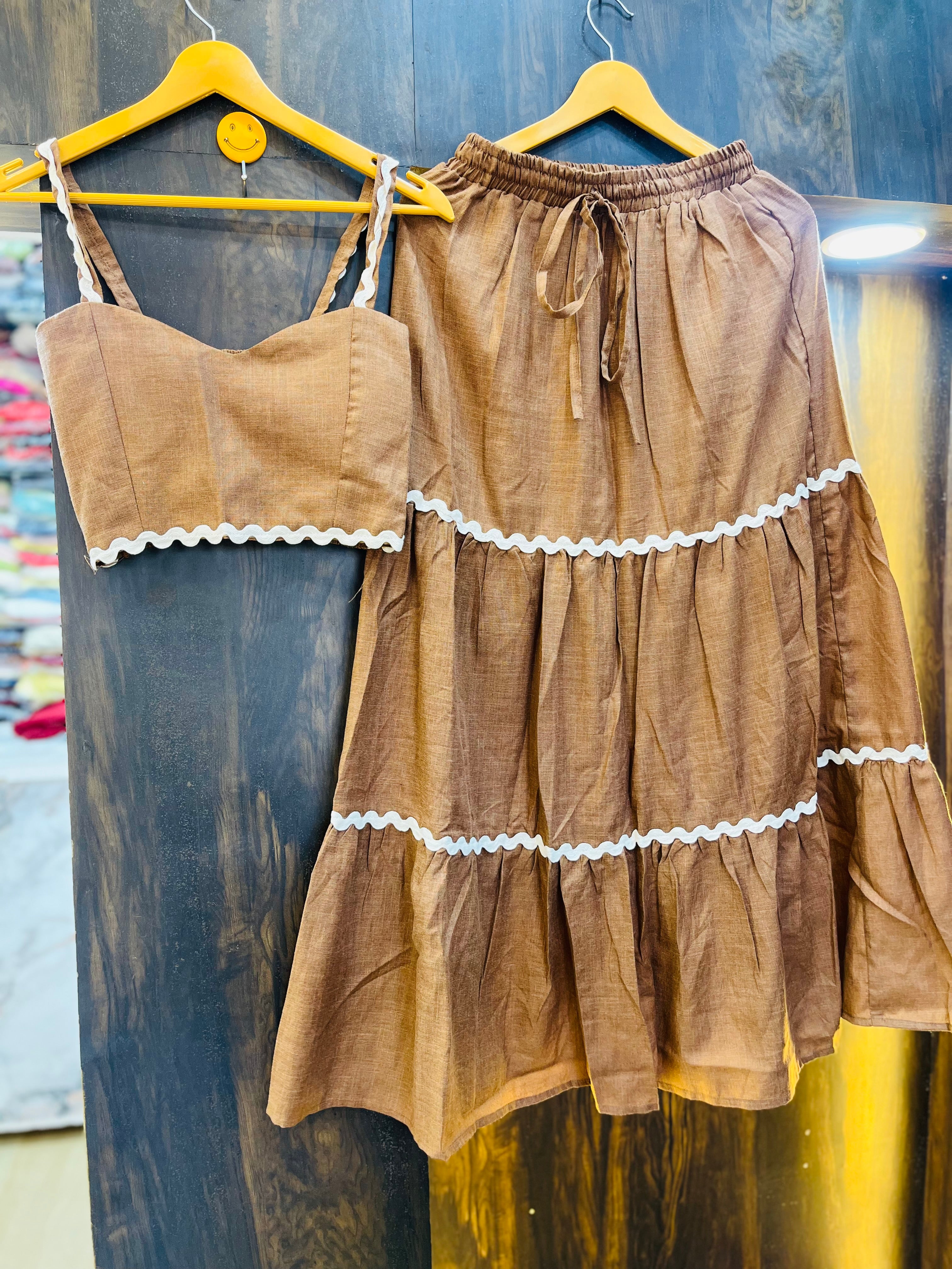 Skirt-Top Co-ord Set