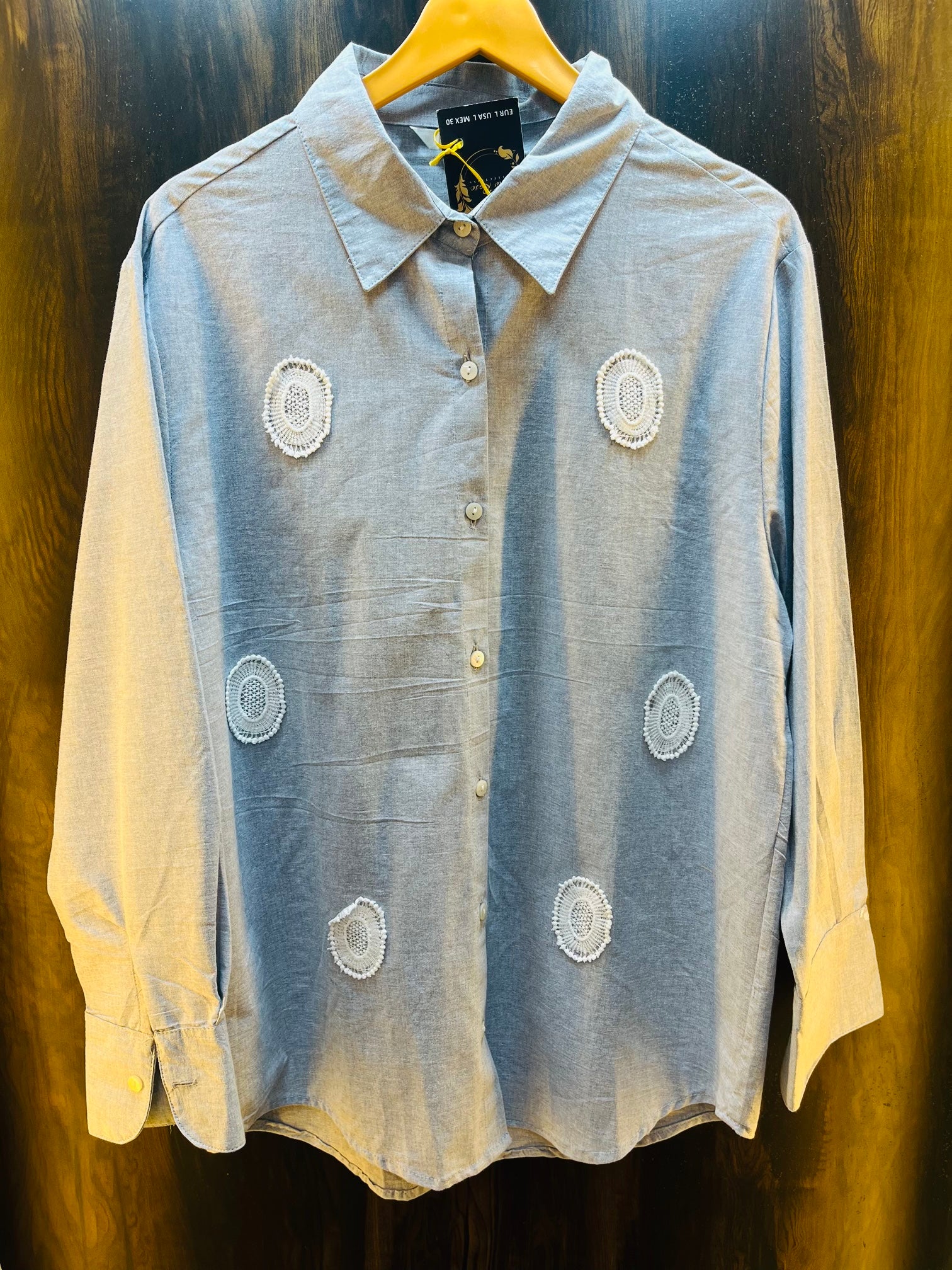 Premium White Embroidered Shirt
