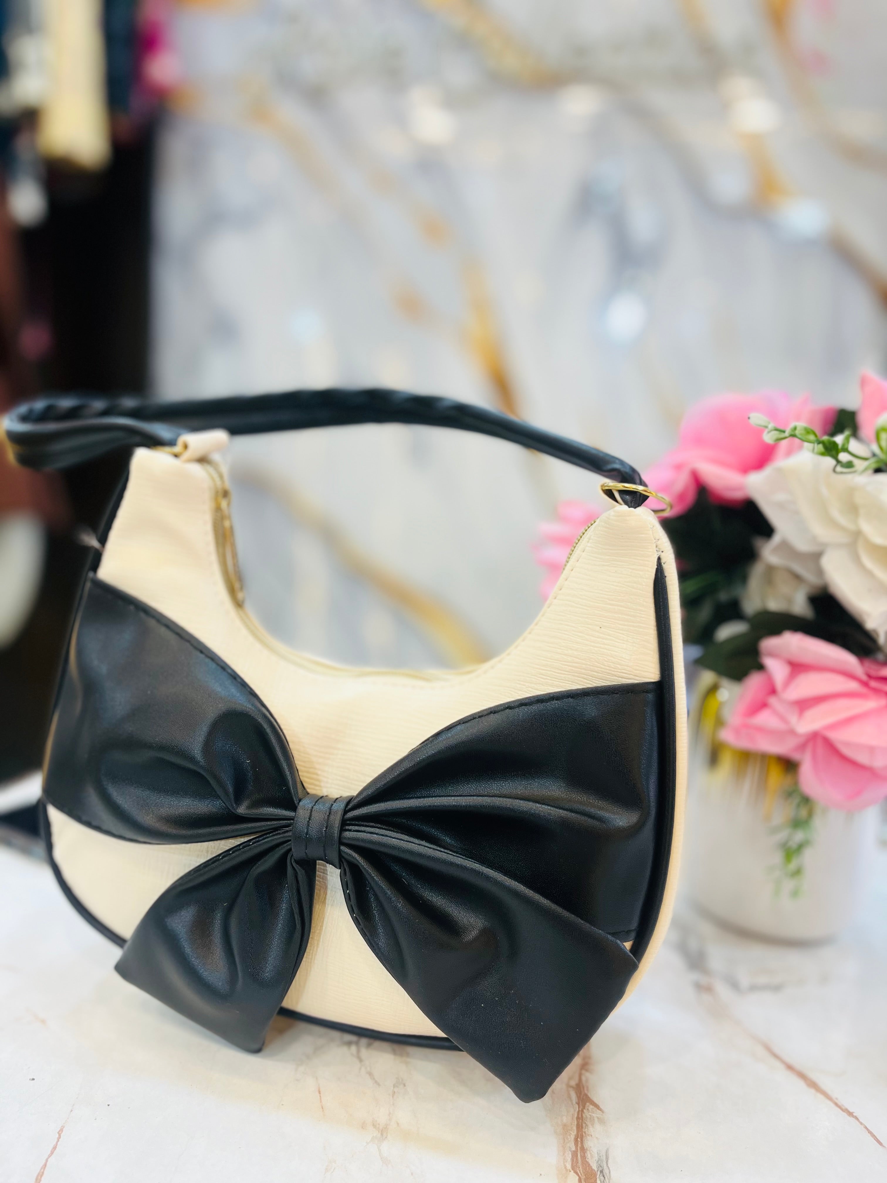 Bow Pattern Hand Bag
