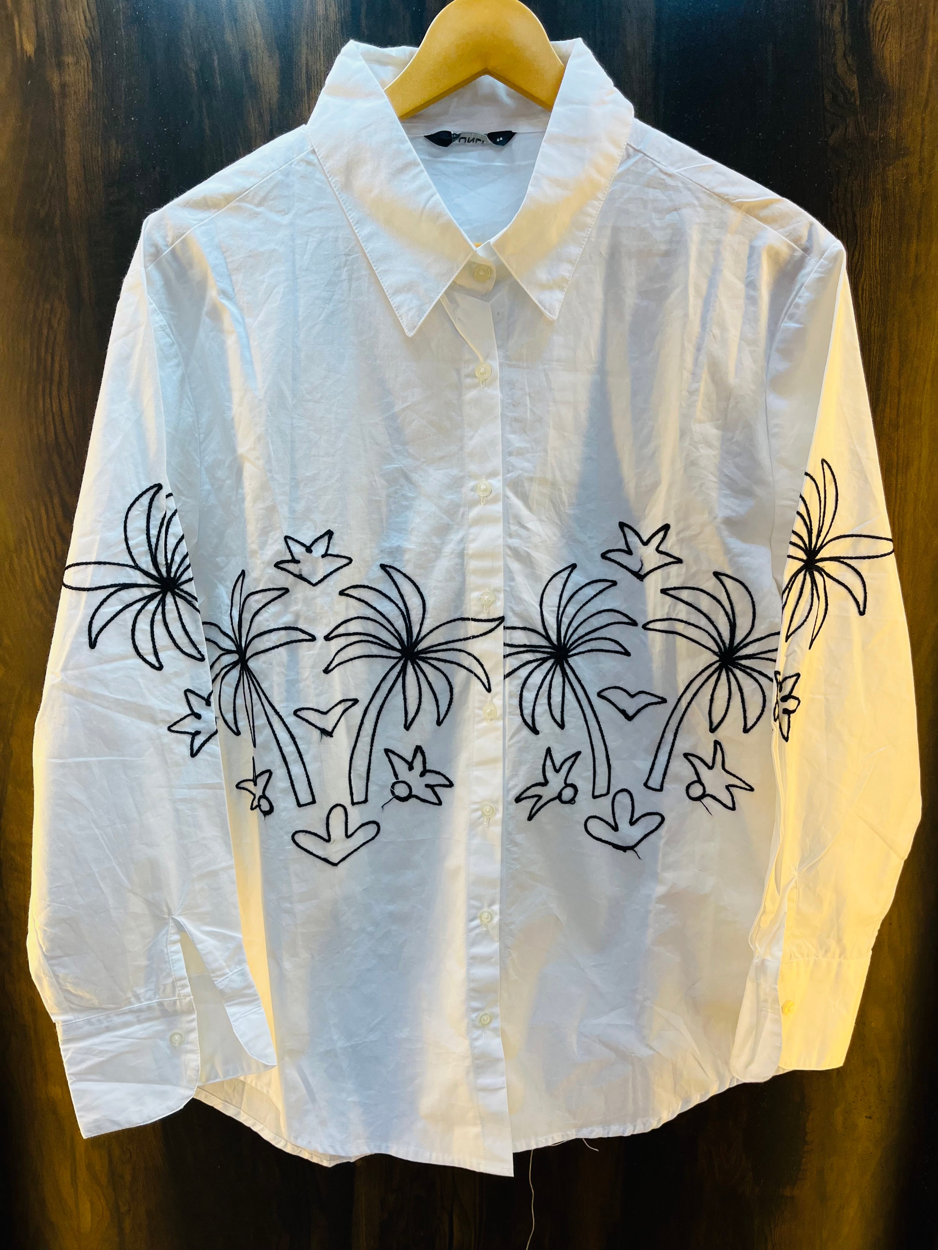 Black Embroidered Shirt