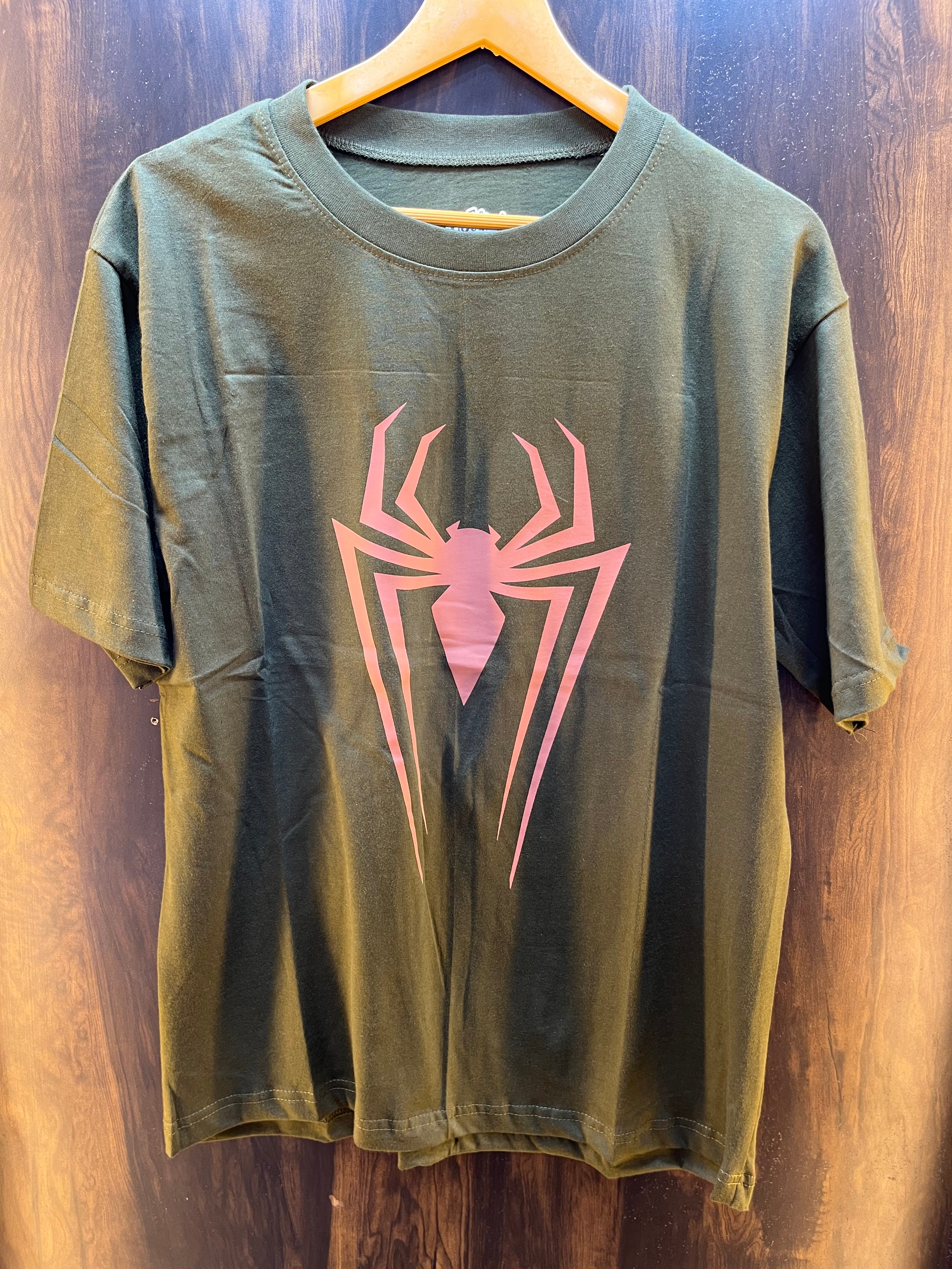 Marvel Spider-Man Logo Fitted Short Sleeve Graphic T-Shirt