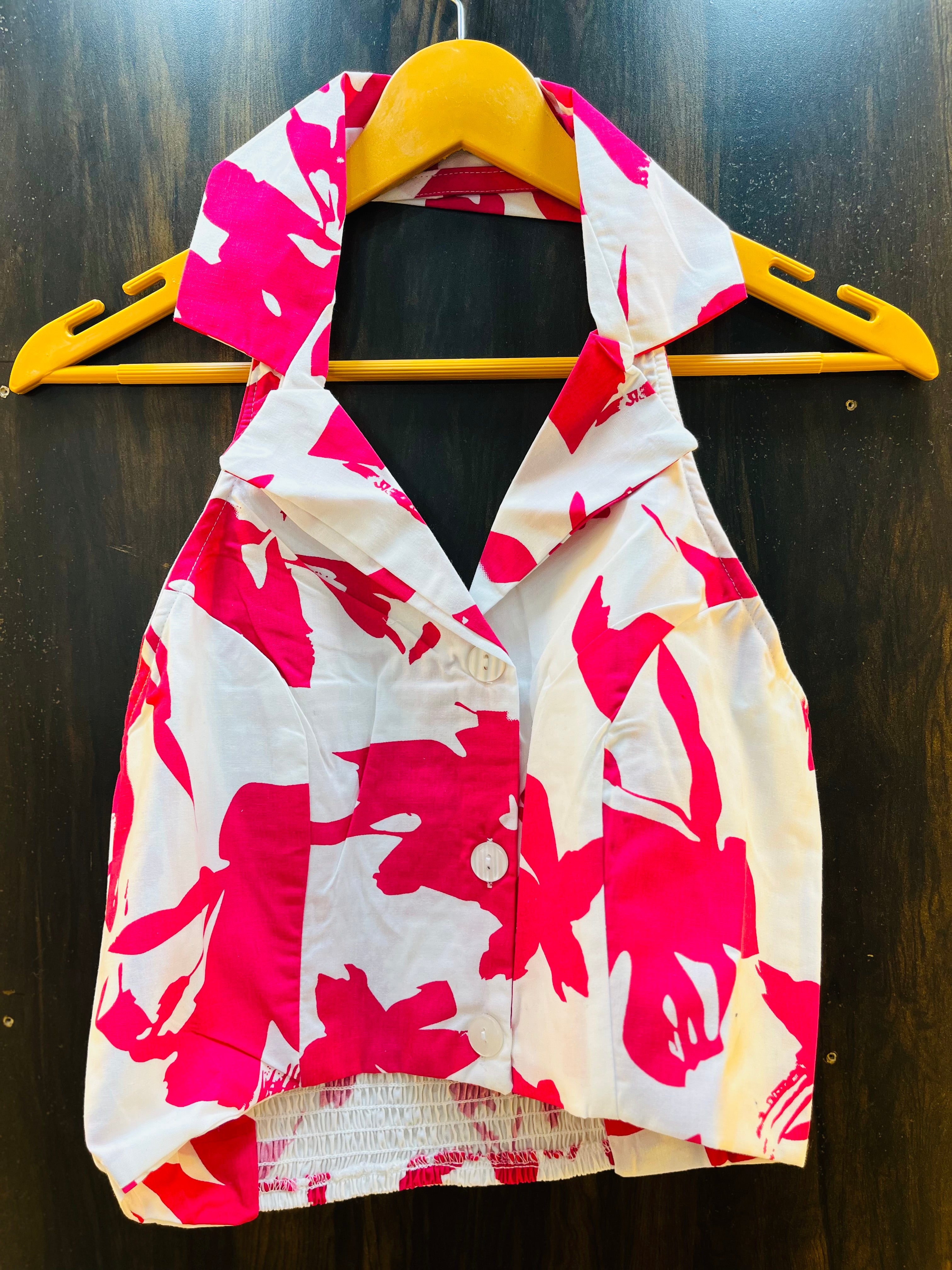 Halter Neck Crop Top