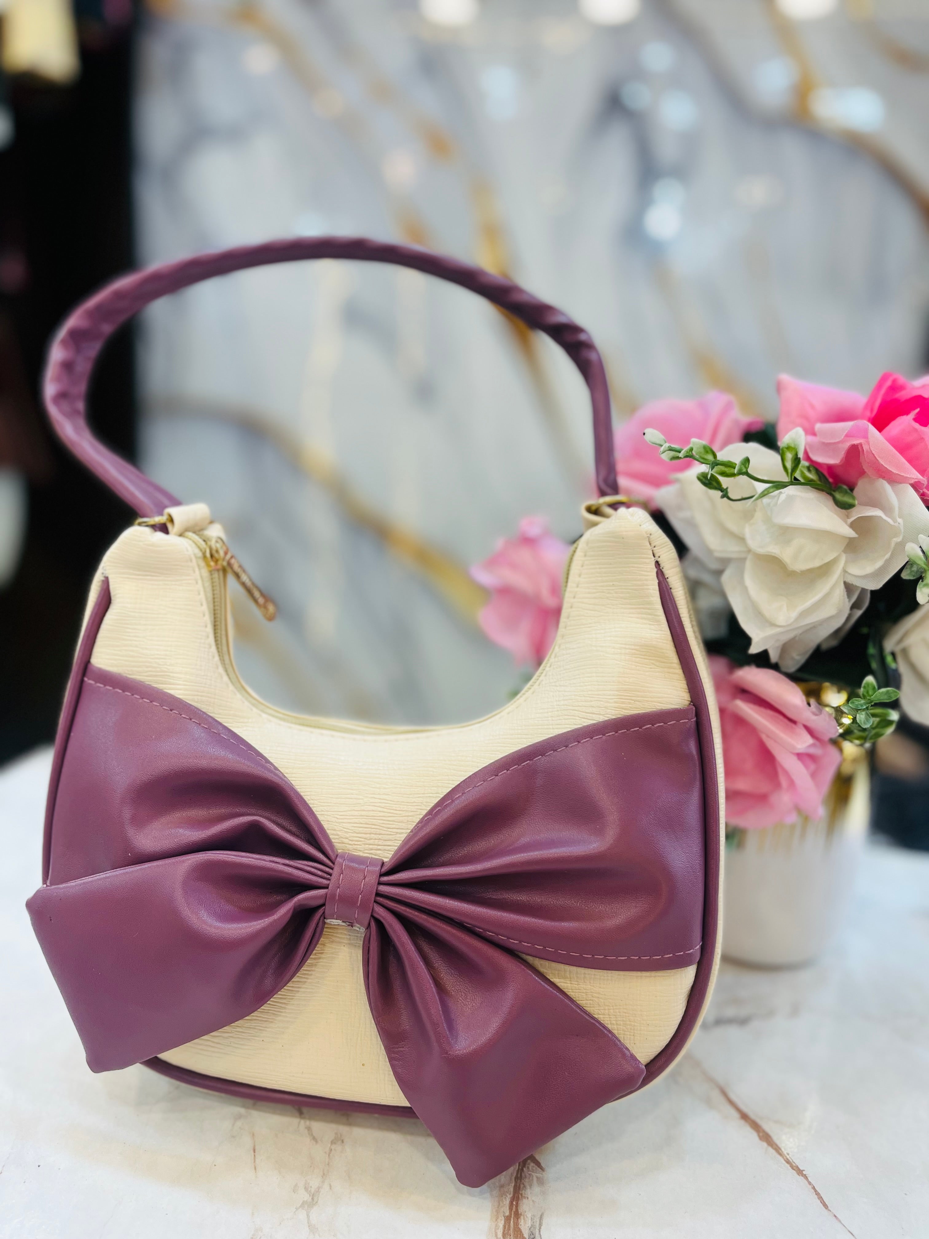 Bow Pattern Hand Bag