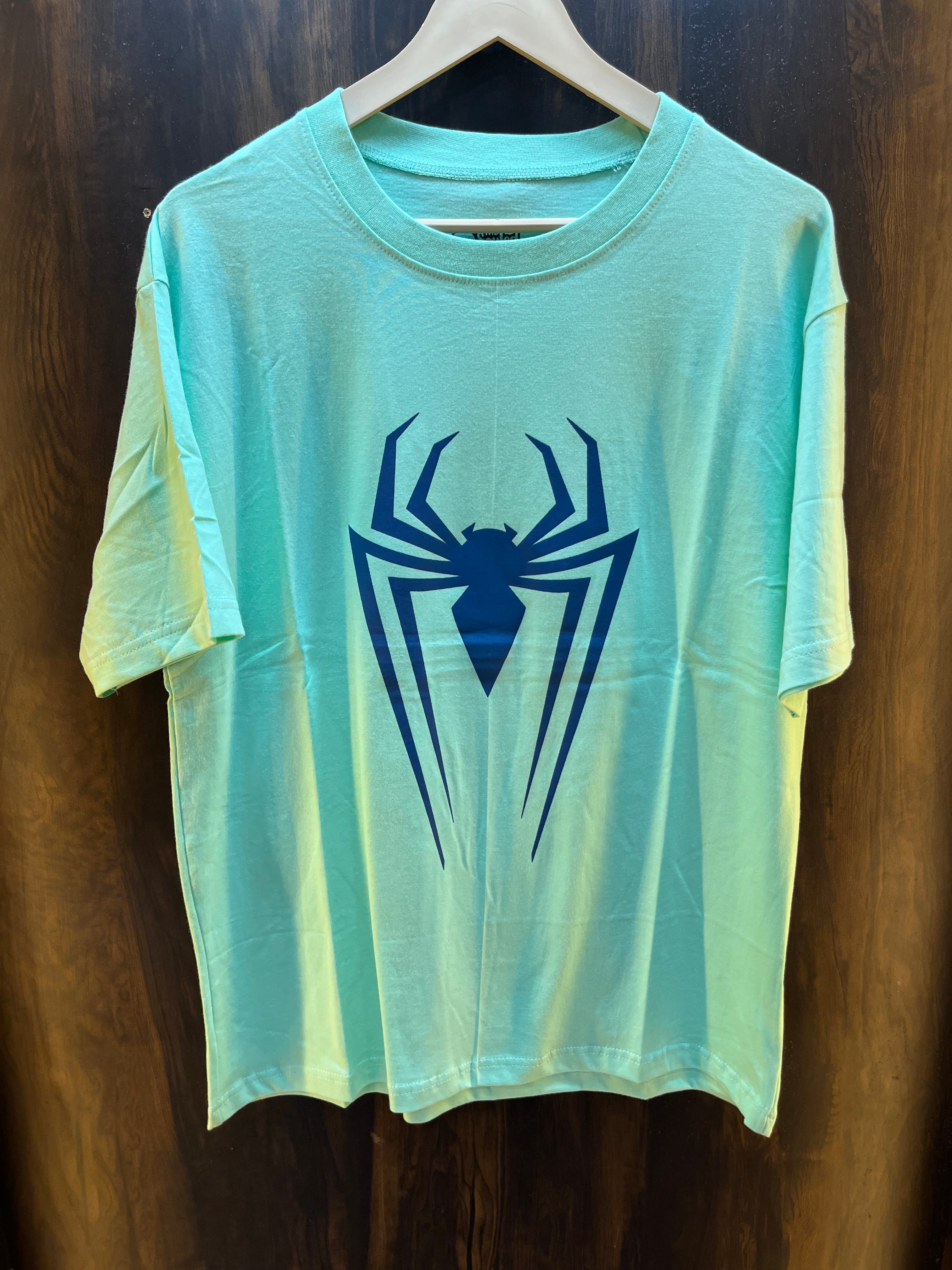Marvel Spider-Man Logo Fitted Short Sleeve Graphic T-Shirt