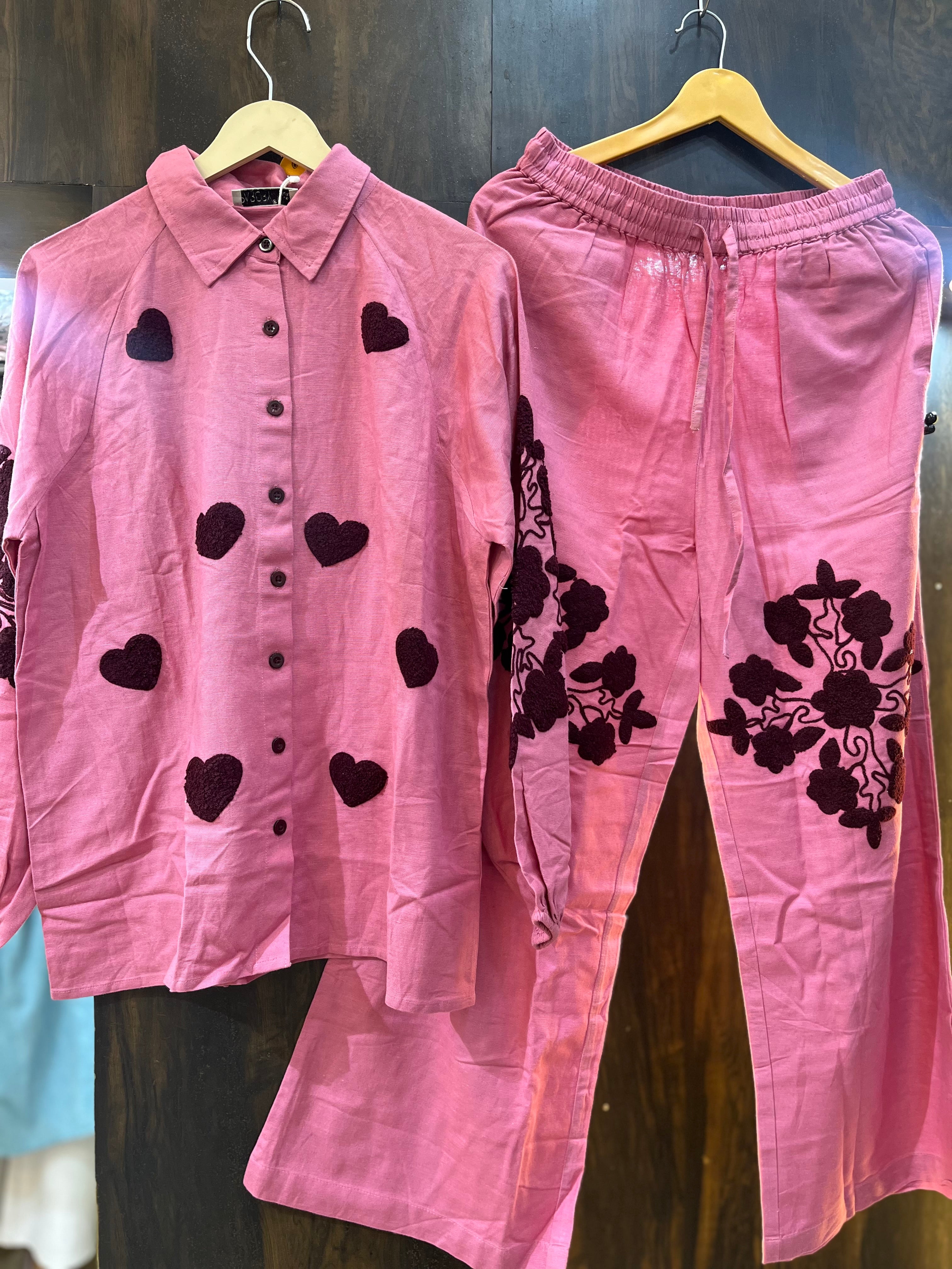 Heart’s Pattern Co-ord Set