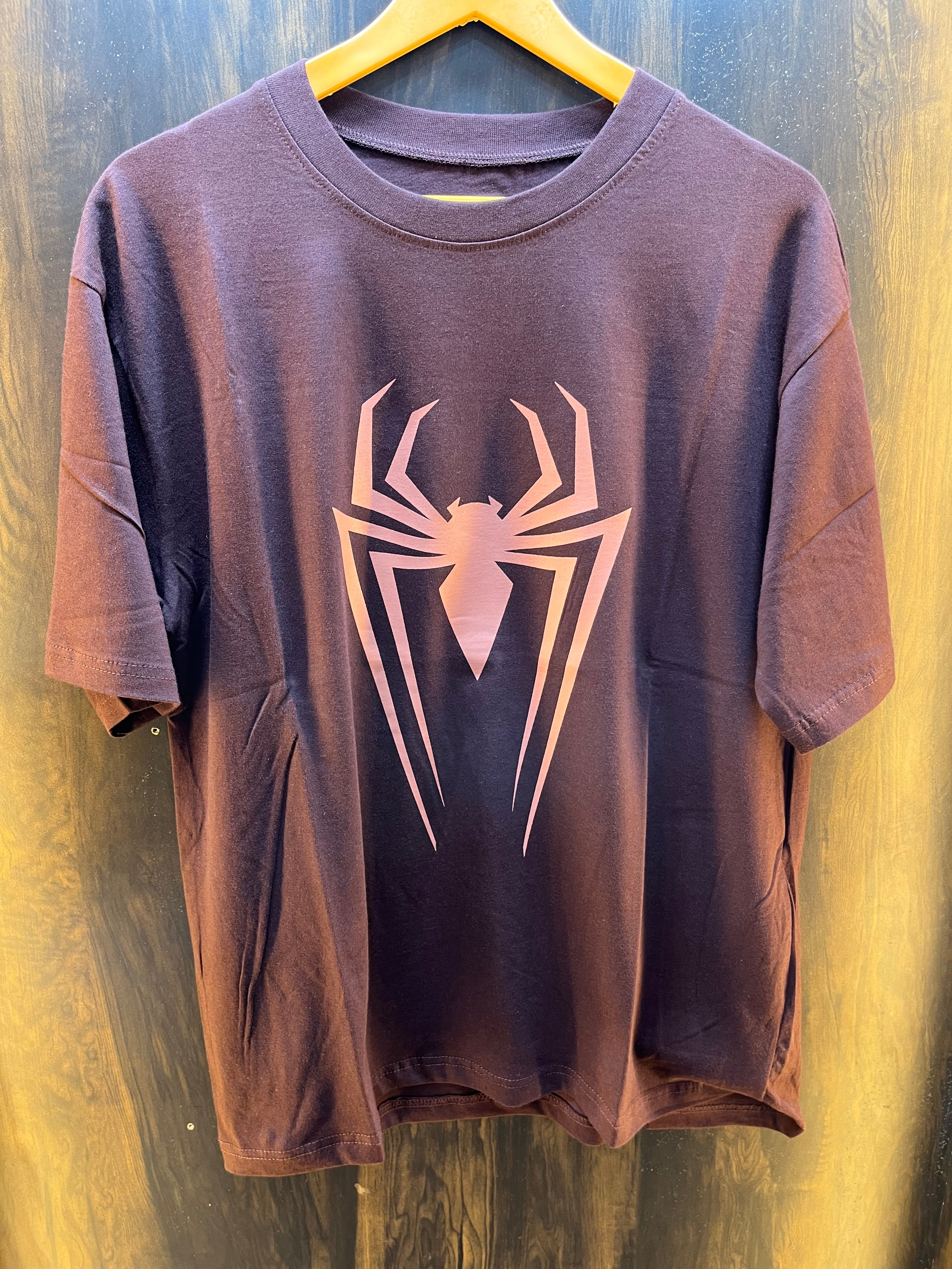 Marvel Spider-Man Logo Fitted Short Sleeve Graphic T-Shirt