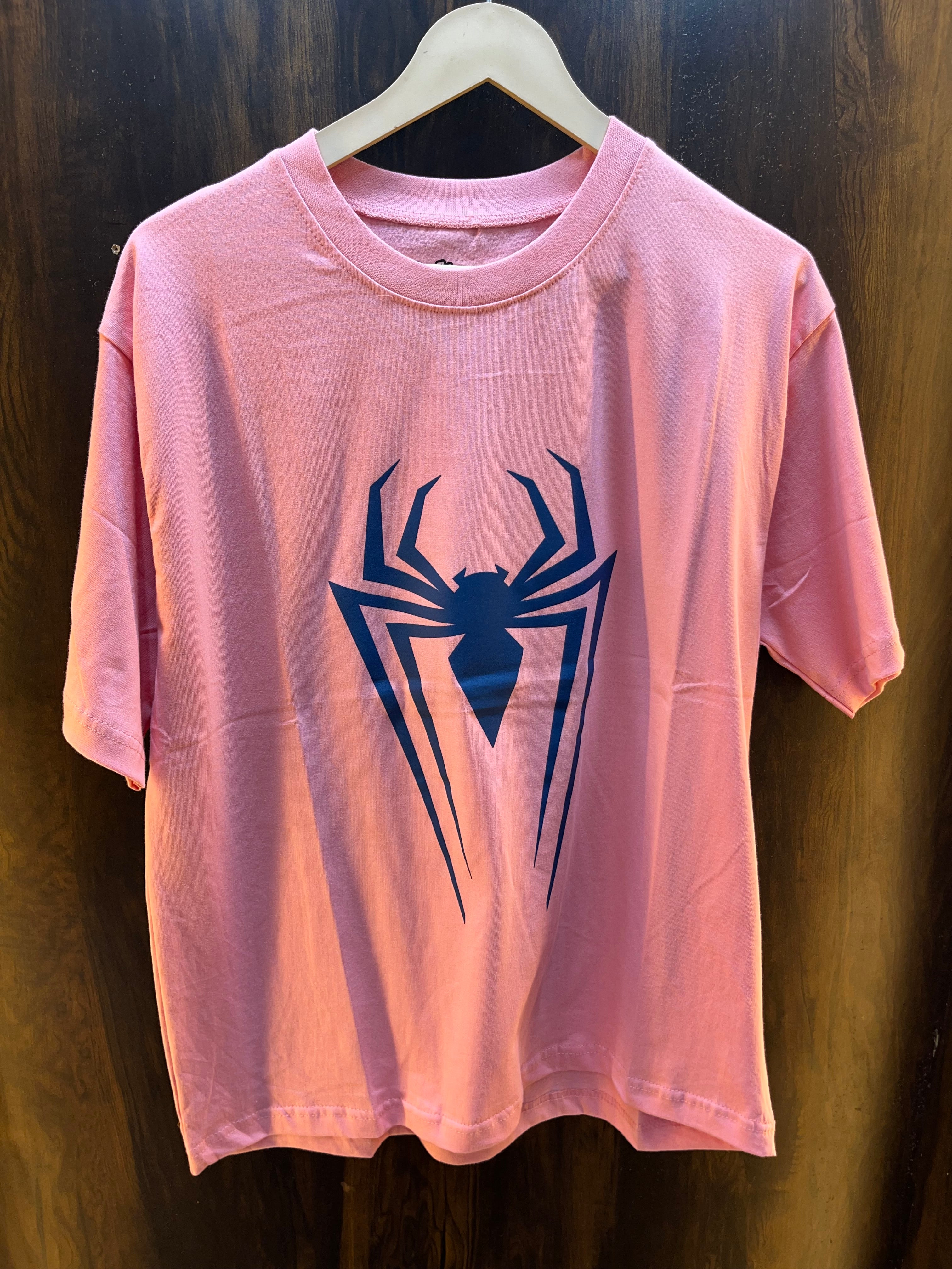 Marvel Spider-Man Logo Fitted Short Sleeve Graphic T-Shirt