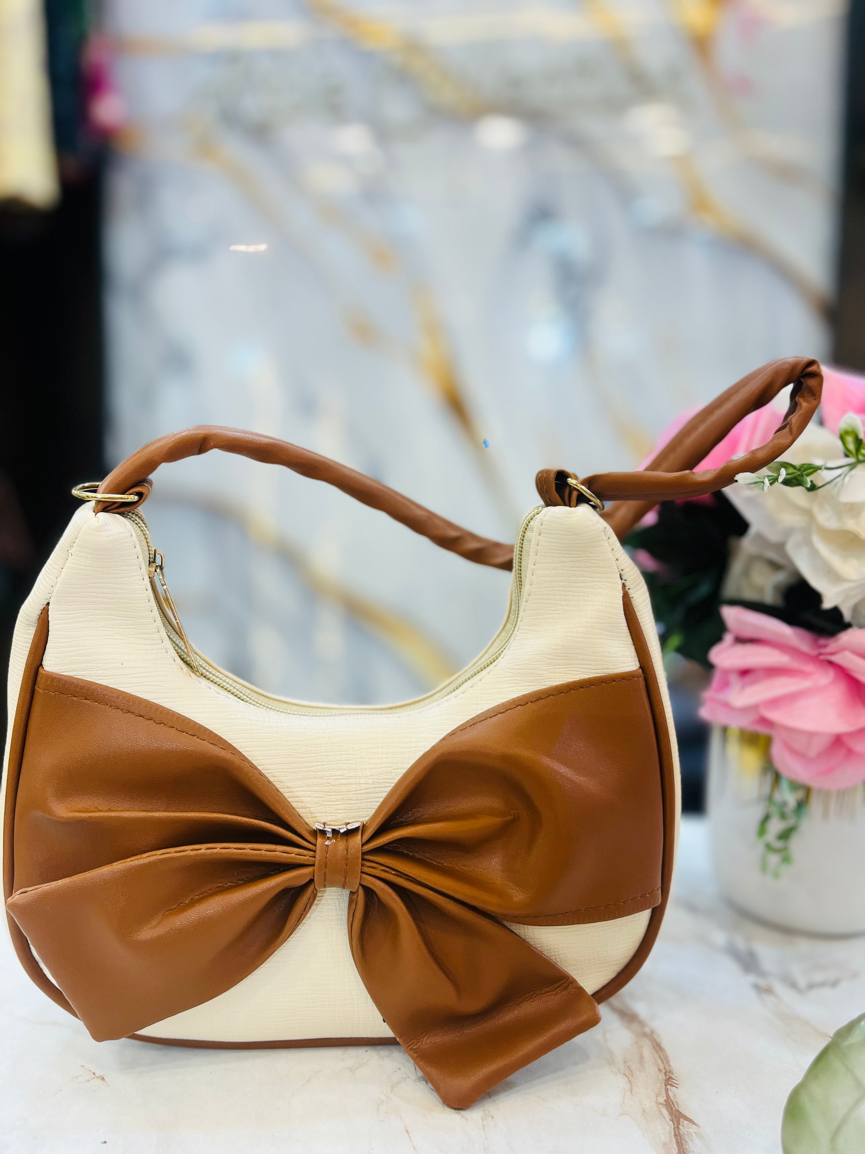 Bow Pattern Hand Bag