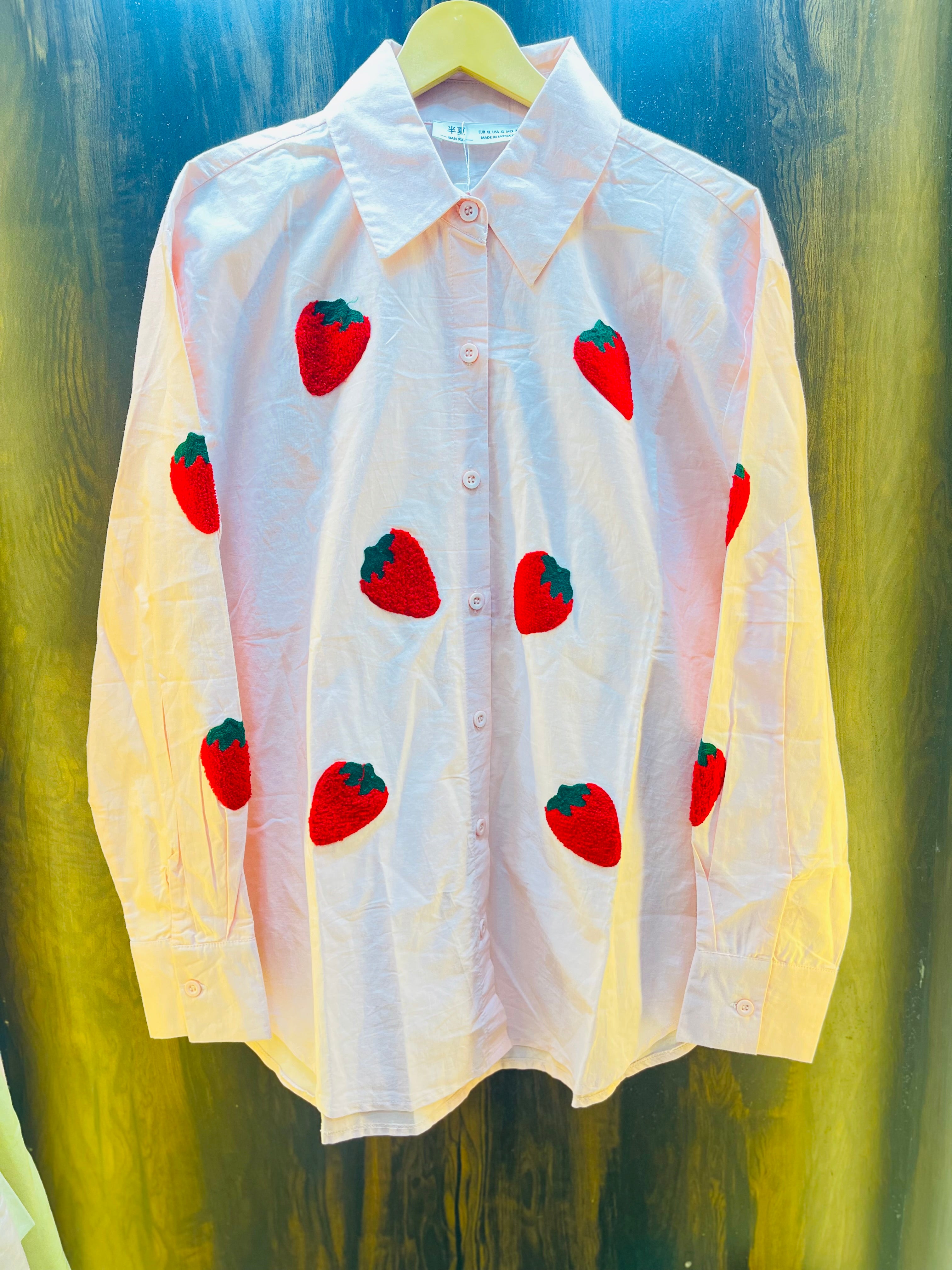 Strawberry Pattern Shirt