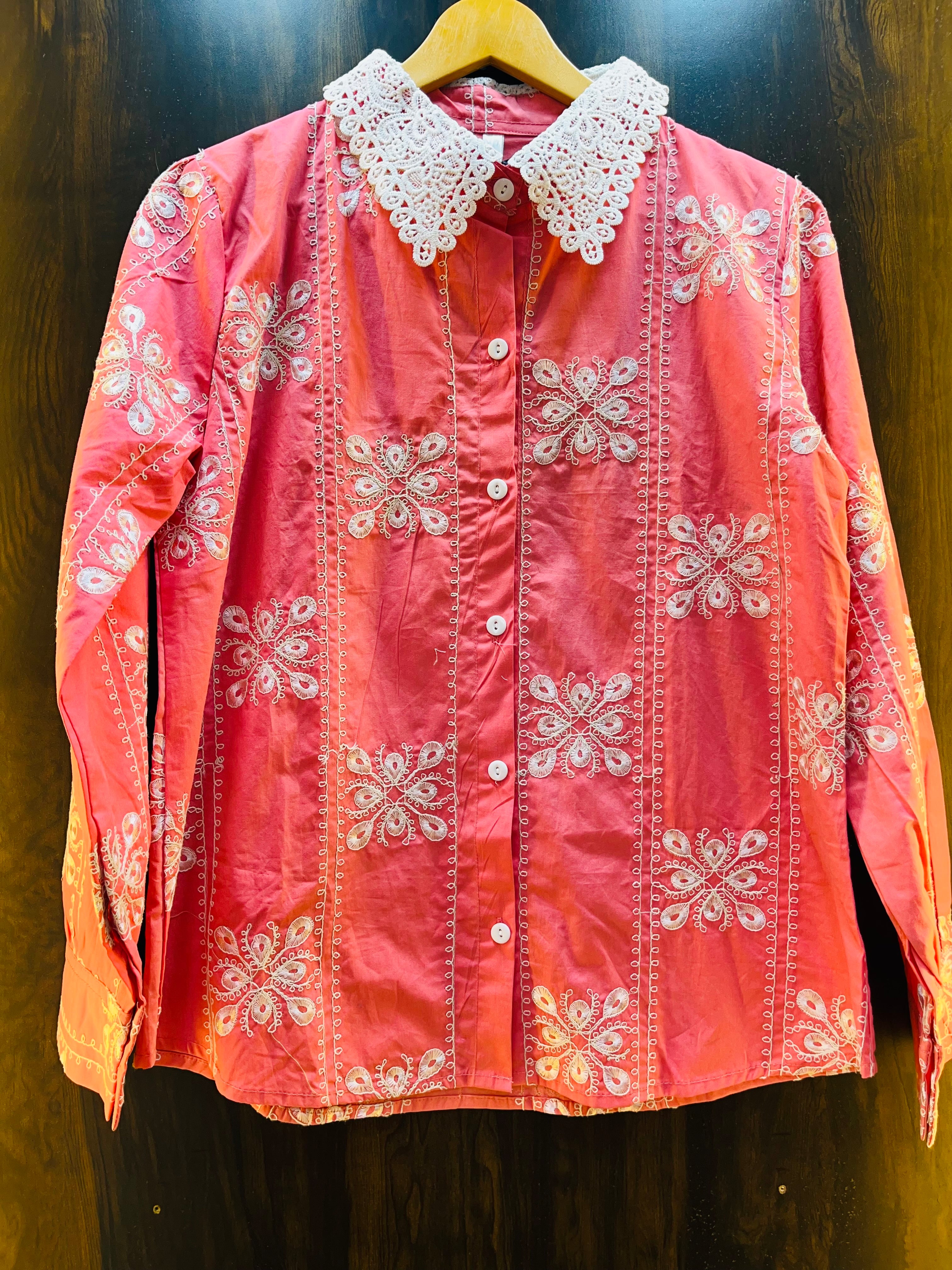 White Embroidery Shirt