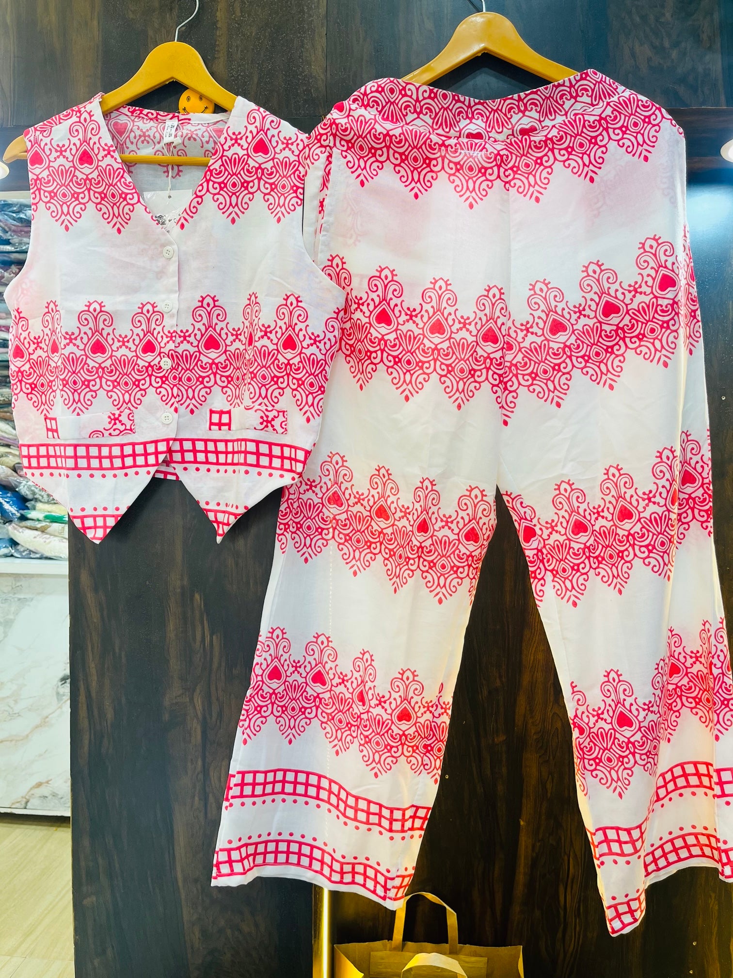 Pink Print Co-ord Set